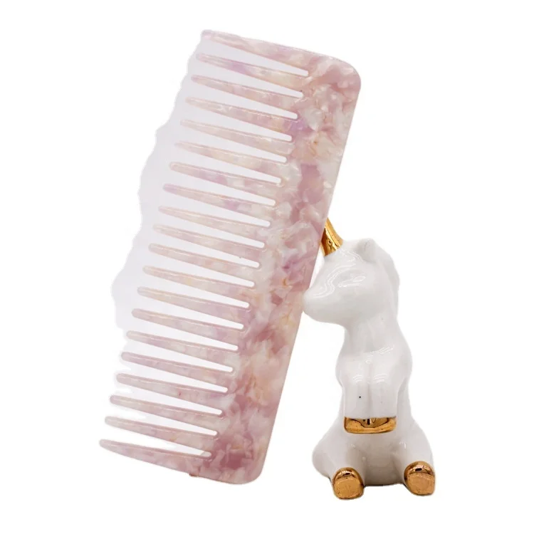 

Large Hot-Selling Acetate Fashion girl Custom Comb Mori Hair Comb For Girl With High Quality Comb