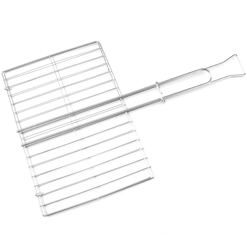 Stainless Steel Rectangular Double Grill Cooking Grid For Bbq Buy