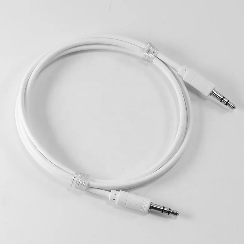 

1m manufacturers flexible 3.5mm aux audio cable for Speaker stereo cable male to male