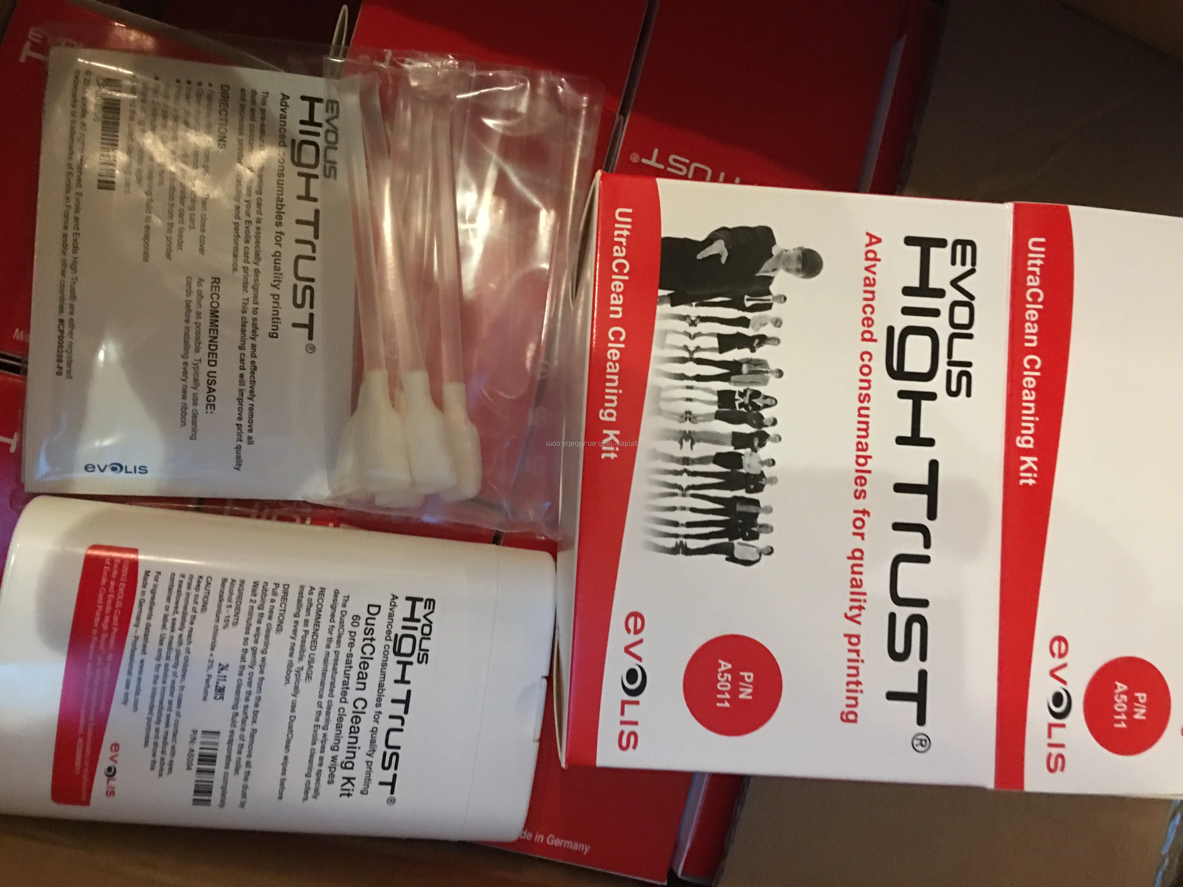 evolis zenius cleaning kit