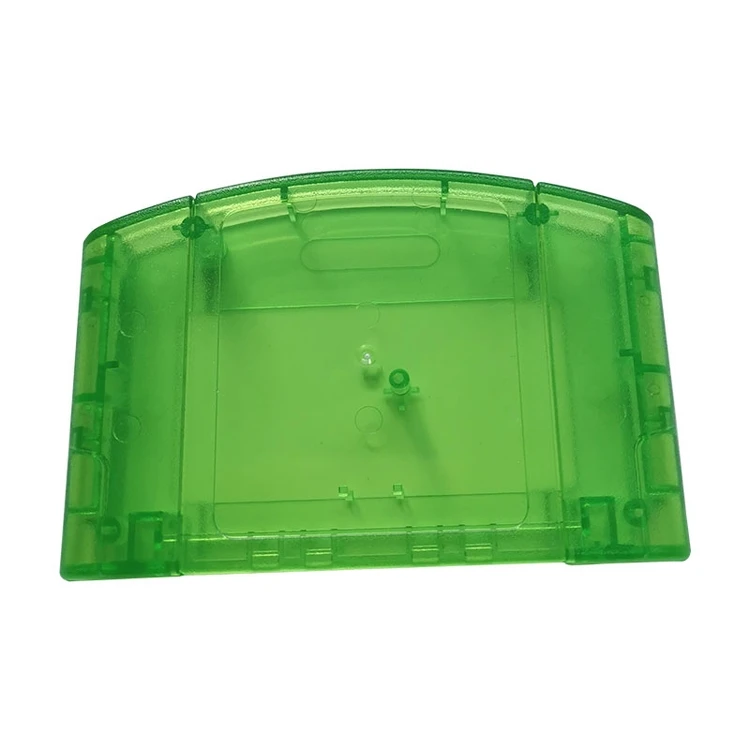 

Professional Supplier Back SNES 16 Bit Transparent Green Shells Game Cartridges For N64