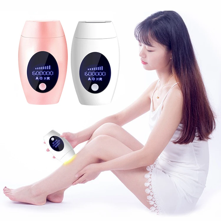

Home use IPL laser hair removal device IPL machine portable Women beauty device 2021 newest hot selling from factory directly, White+pink