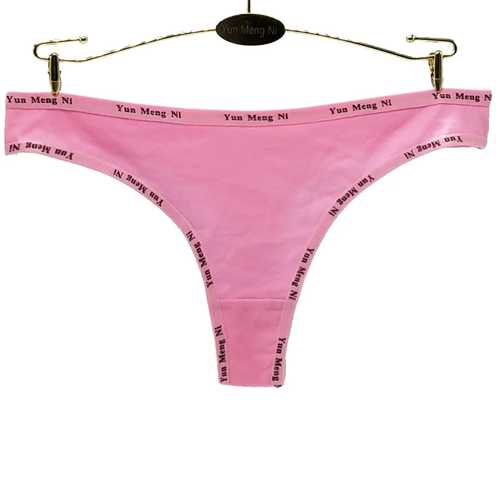 
Girls Low Rise Cotton Underwear Women Thong Panties 