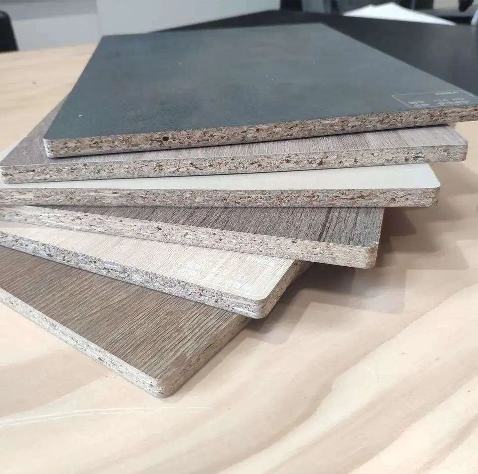

Hot Simple Eco-friendly High Density OEM Woodgrain E0 E1 Grade Melamine Chipboard Particle Board