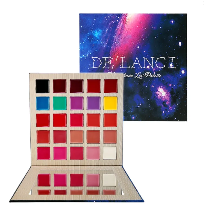 

DELANCI High Quality Lip Makeup 25 Color Lipstick Palette, 24 color