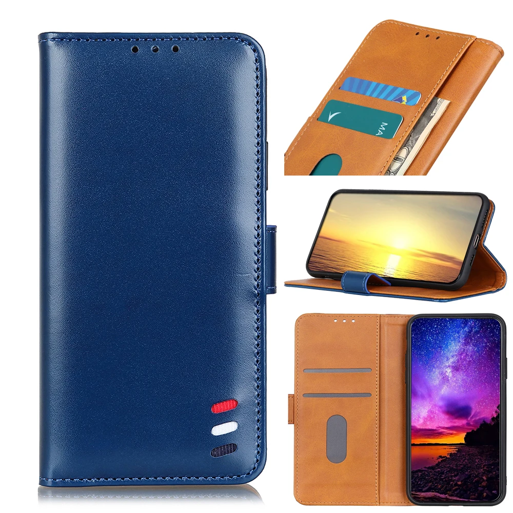 

Pearlescent stripe PU Leather Flip Wallet Case For XIAOMI Redmi Note 10 Japanese version With Stand Card Slots, As pictures