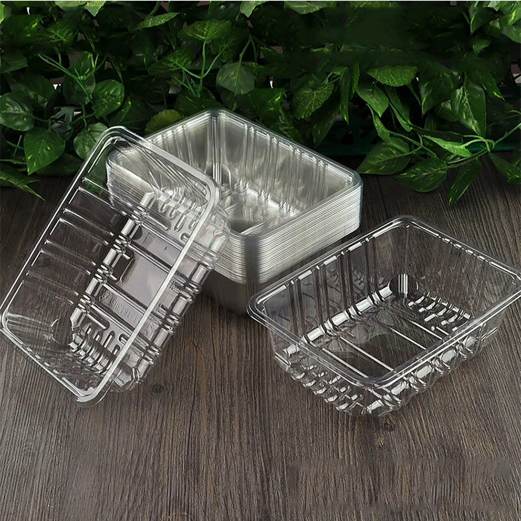 

Disposable Plastic Transparent Pet Fruit Box Packaging Food Container