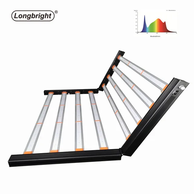 Longood Commercial Greenhouse Controller Dimmable Full Spectrum lm301Chips High PPFD Hydro LED Grow Light for Indoor Plant 3000K