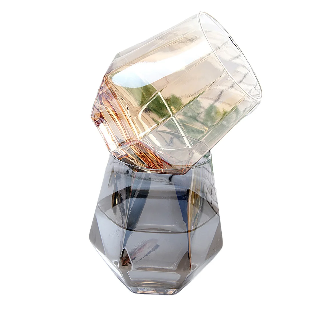 

Clear Beer Cup Coffee Mug Crystal Glass Cup Thickness Wall, As picture