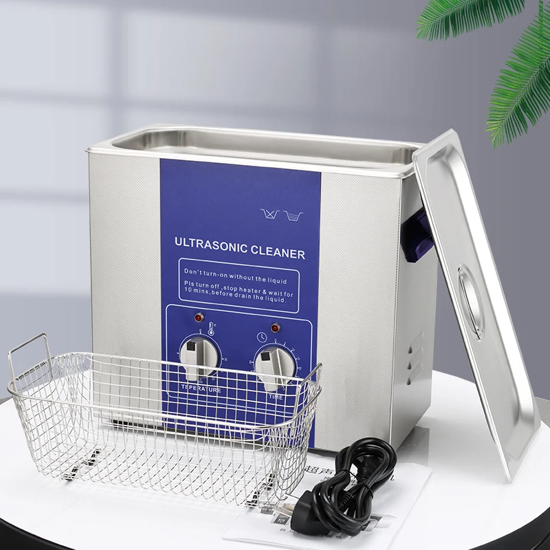 

6.8L 1.8Gal Digital Ultrasonic Cleaner Timer Heater Mechanical Ultra Sonic Cleaning Stainless Tank