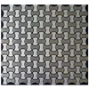 Aluminum Woods Grain Baffle Perforated Metal Tile Ceiling