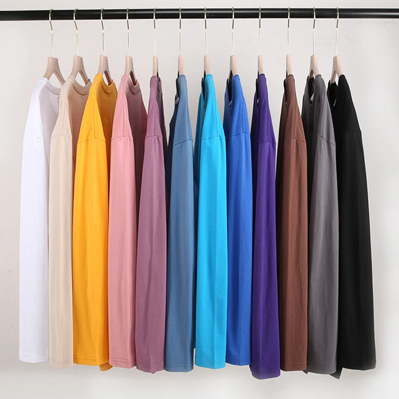 

Women Cotton T-Shirt Couples Off Shoulder Solid Color Long Sleeve Casual Loose Shirt Men's T Shirt Oversized