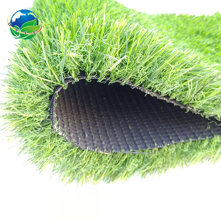 

knitted long artificial turf lawn