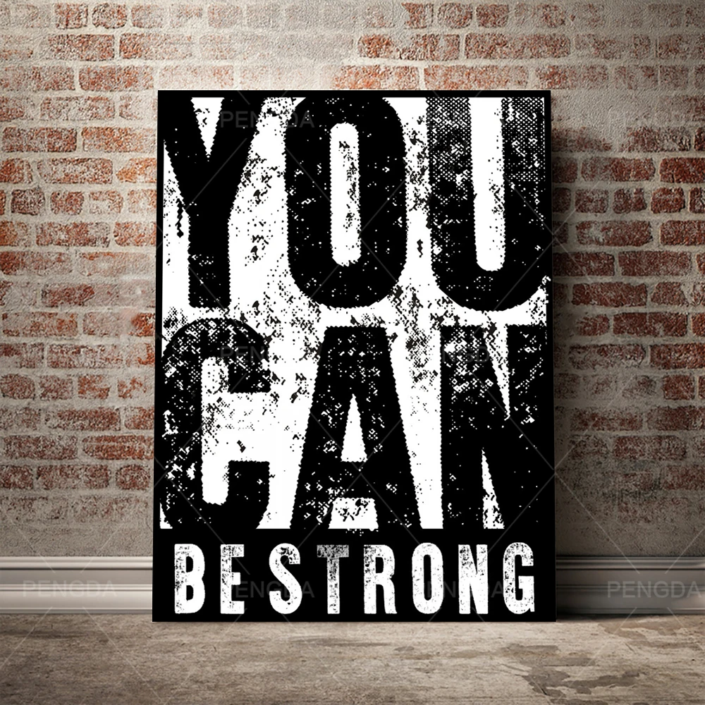 

Typeface the Key Success Prints Painting Letters Modular Pictures Canvas Wall Art Home Decor Modern Bedside Background Poster