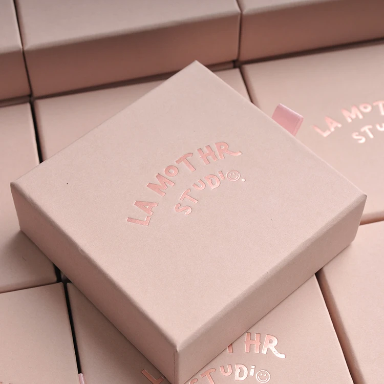 

2021 Hot new products quality original paper necklace box packaging jewelry logo