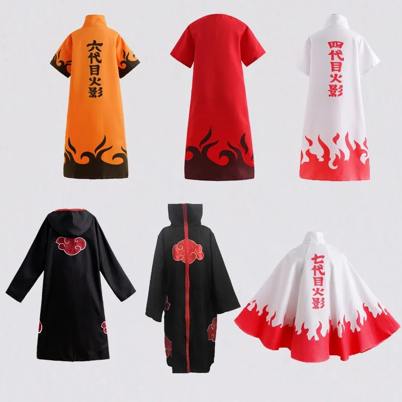 

Cosplay Costumes 4th Hokage Cloak Uzumaki 7th Hokage Cape Cosplay Costume Outfit anime cosplay