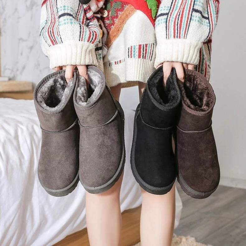 

OEM Fancy Women's Girl's Shoes Winter Durable Warm Snow Boots Size 27-38, Customized color