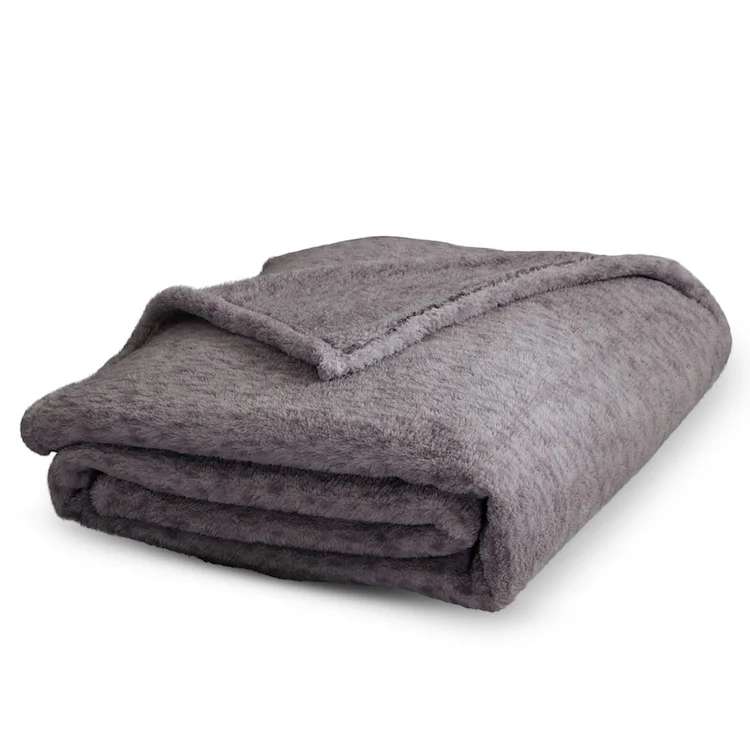 

Airplane custom made brand travel curtain fleece fabric grey woven throws blanket