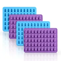 

Food Grade Safe Non-Stick Silicone Gummy Bear Chocolate Candy Molds