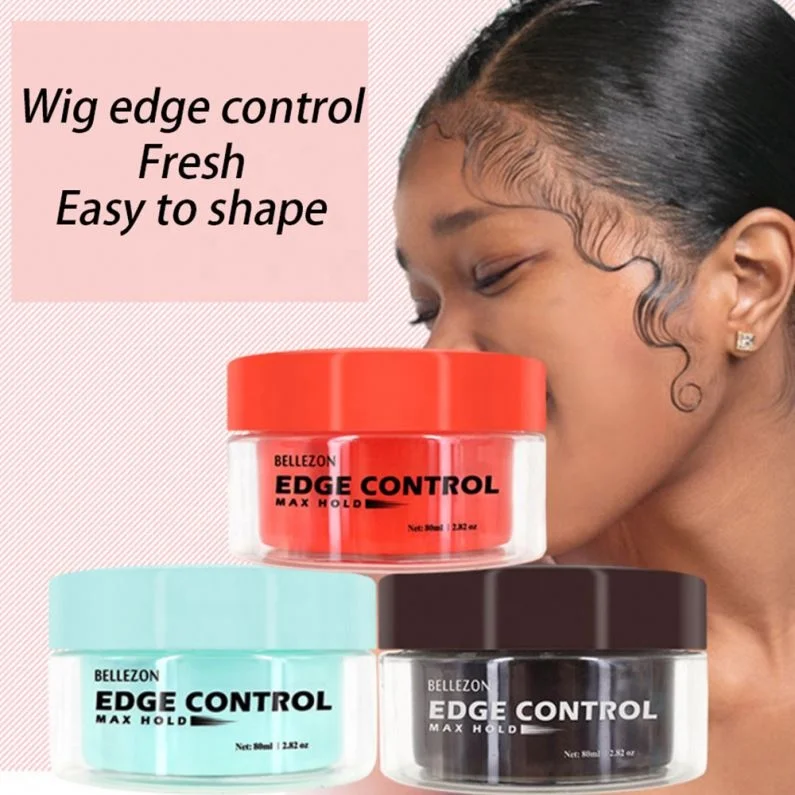 

Wholesale Customize Strong Hold No Residue Unscented Edge Control Gel Wig Edge Control, Red,black,blue