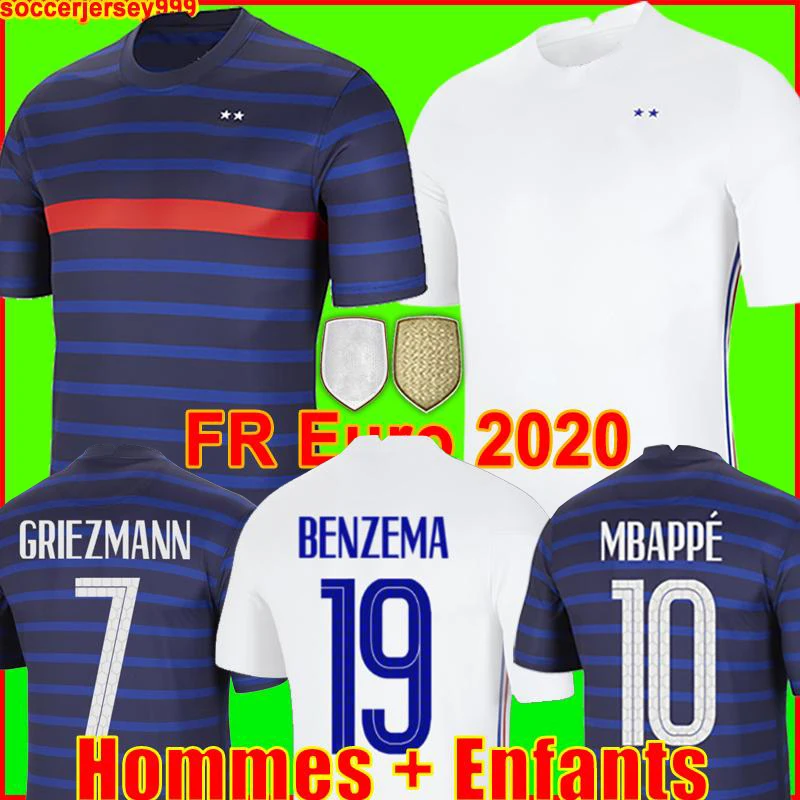 

BENZEMA soccer jersey Maillot de foot equipe Maillots de football shirt GRIEZMANN MBAPPE FEKIR uniforms de la 2021 men + kids, Any color is available
