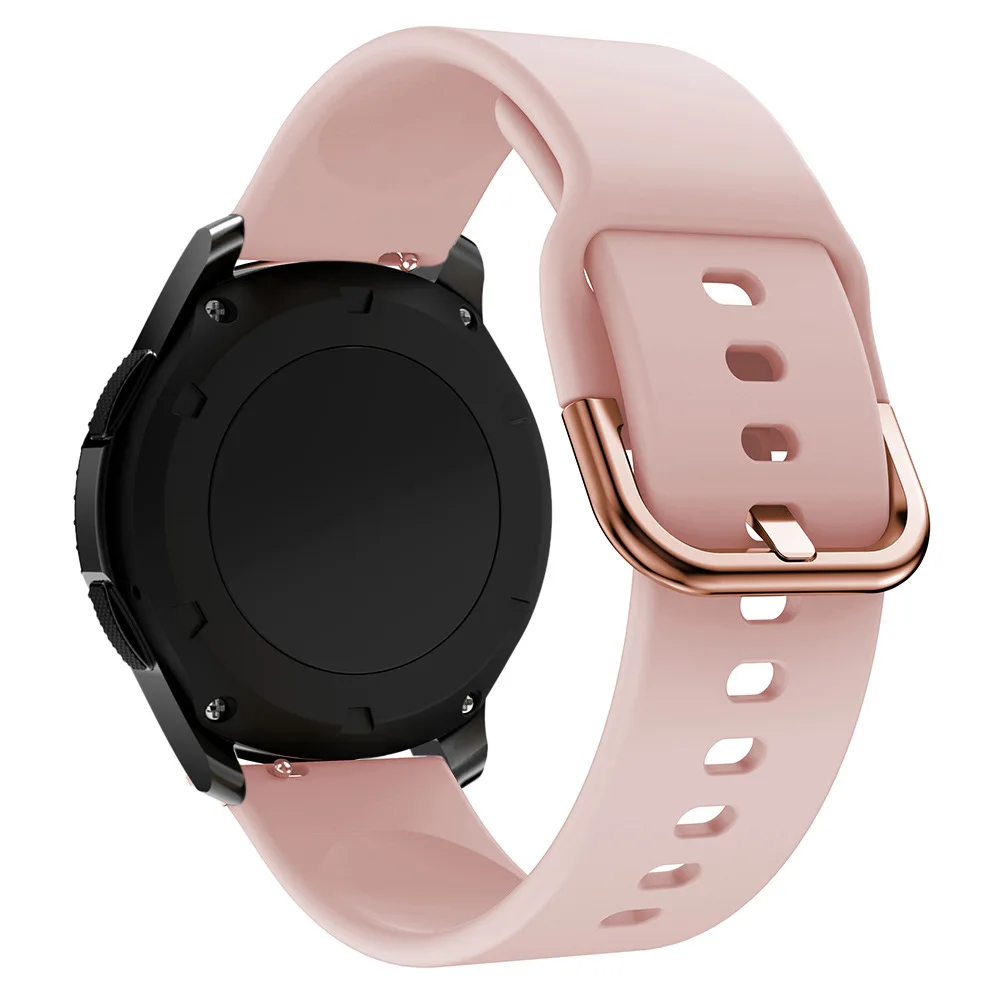 

Accept OEM ODM order Galaxy watch S3 gear silicone loop 20mm 22mm universal smart watch strap replacement