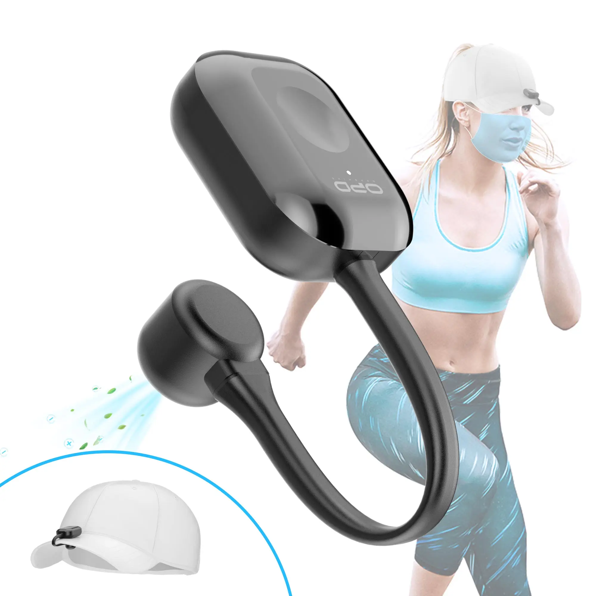 

World Unique New Design Fashion Hat Air Purifier baby stroller air purifier clip portable wearable air purifier