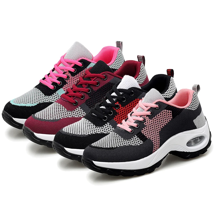 

Sports Women's Shoes Knitted Soft Sole Outdoor Running Tennis and Volleyball Shoes for Women