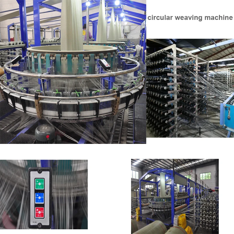 
PP Woven bag fabric Sack making machine 4/6/8 shuttles high speed circular loom weaving machine for Jumbo bag production line 