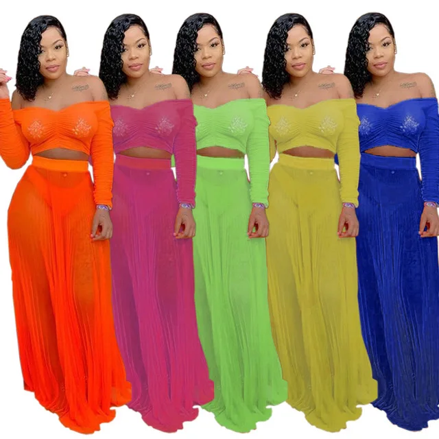 

Free Shipping One Shoulder Long sleeve Transparent maxi dress plus size women's party dress clothing