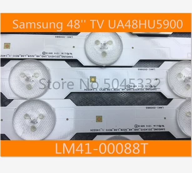 

1004mm LED Backlight Lamp strip 13leds For Samsung 48'' TV UA48HU5900 LM41-00106 LM41-00088 CY-GH048HGLV2H 2014SVS-UHD-48 E88441
