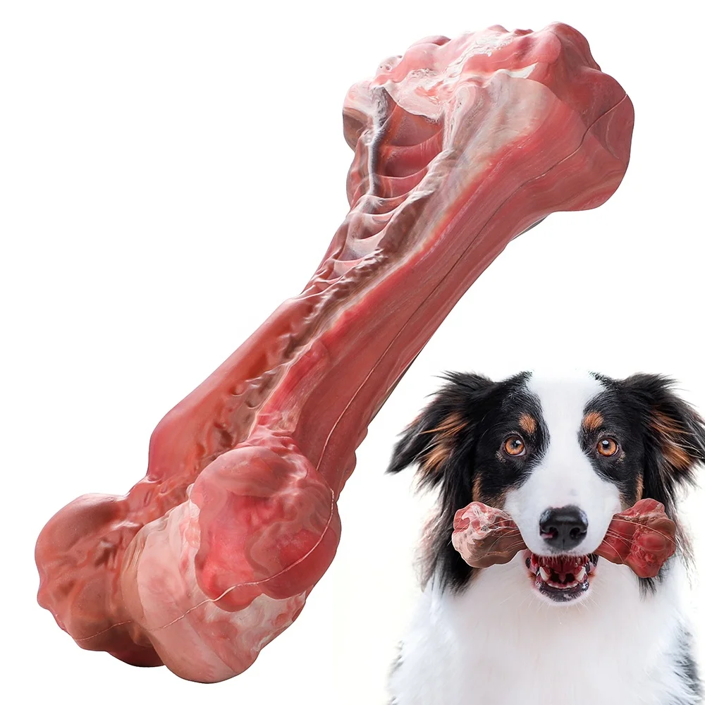 

Hot Sell Bone Shape Teeth Cleaning TPR Dog Pet Toy Puppy Chew Bones Toys Dog Toy Durable