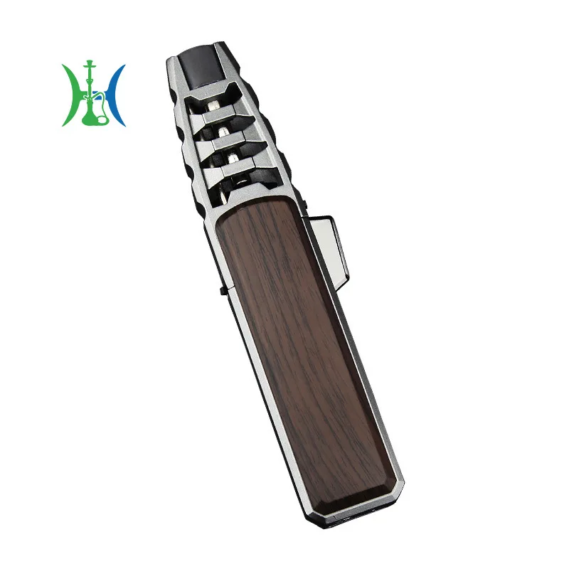 

Outdoor Jet Torch Gas Lighter Turbo Windproof Kitchen BBQ Lighter Metal Butane Pen Spray Gun Cigar Pipe Lighter Gadgets For Men