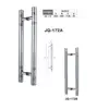 Stainless steel matted black commercial door pull handles handle door brass glass door handles
