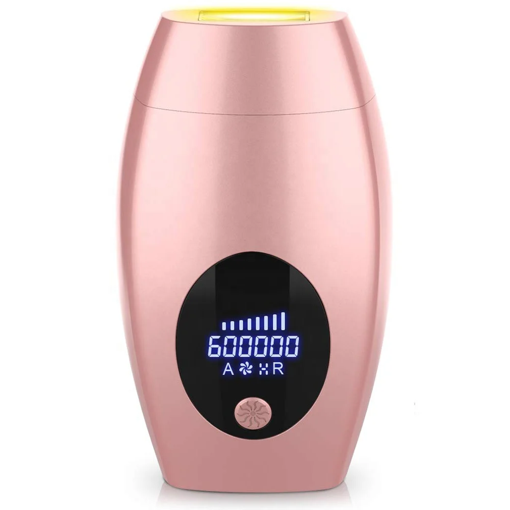 

Competitive price portable mini LCD display electric la depilacion laser hair removal machine epilator for men and women, White, pink