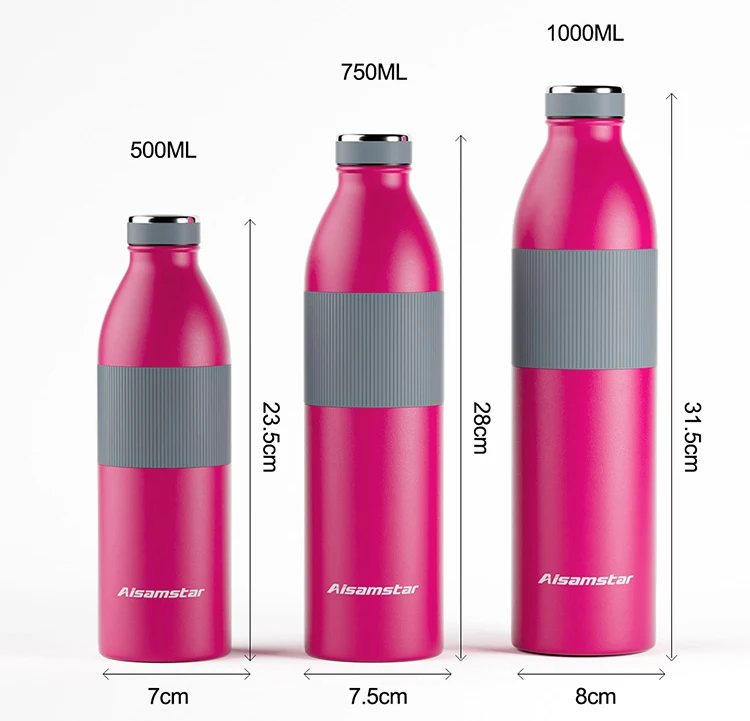 

Cola Shaped Double Wall Thermal Vacuum Flask Insulated Outdoor Sports Drinkware Stainless Steel Water Bottles with Custom Logo