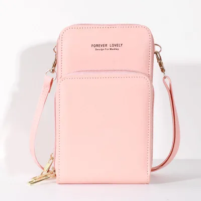 

New style multifunctional women touch screen purses phone bag lightweight cell phone purses fashion ladies crossbody handbag, 12 color for your option