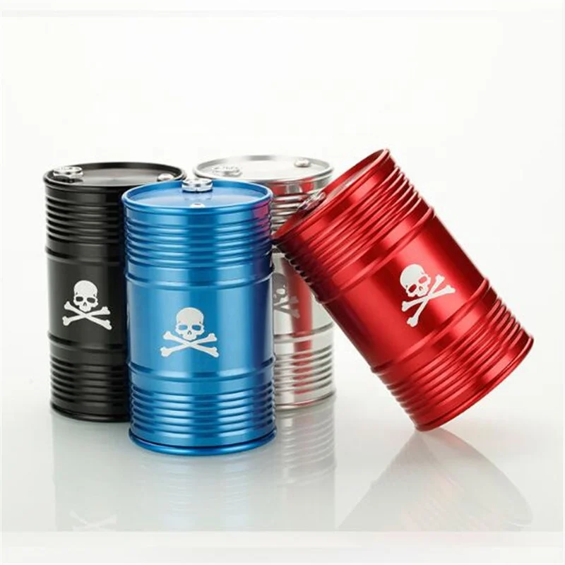 

Aluminum Alloy Trendy Covered Rotatable Elegance Ashtray Leakproofness Detachable Washable Ashtray, Black/red/sliver/blue