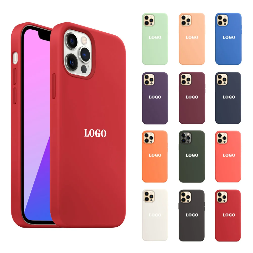 

Wholesale Custom Smartphone Cell Mobile Telephone Case Official Original Silicone Phone Case For iPhone 11 12 13 14 Pro Max