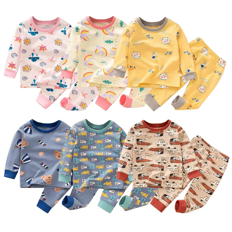 

Kids Cartoon Pajamas Christmas Pyjamas for Kids Unicorn Pajamas Set for Girls Cotton Sleepwear for Boys Size 90-155