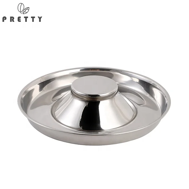 

Cute Pet Slow Feeder Bowl Large Stainless Steel Dog Slow Bowl 26cm 30cm 34cm Slow Feeding Pet Dog Bowl 2020