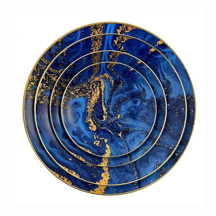 

Wholesale Luxury Dinnerware Sets Restaurant Ceramic Bone China Dinner Set