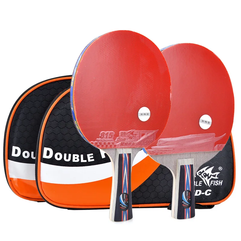 

Double fish table tennis racket 6 stars 6 stars children beginner professional table tennis racket Table tennis board