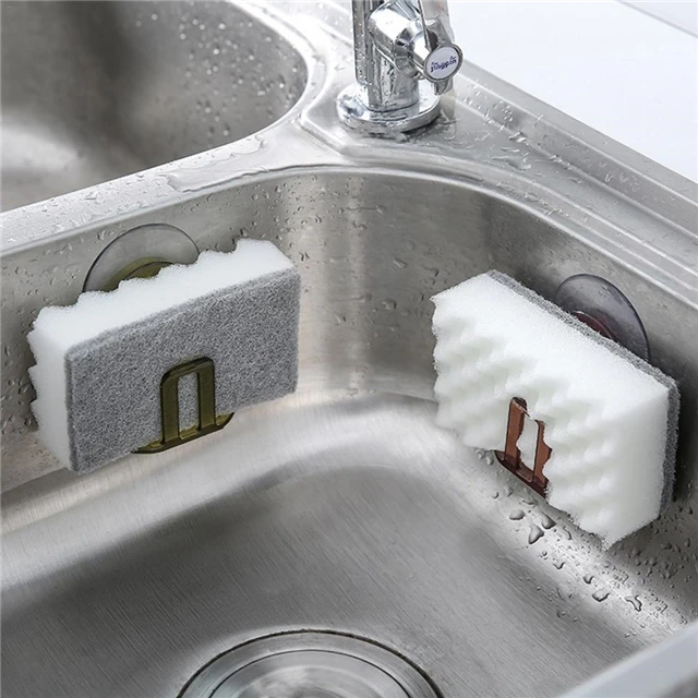 

Strong Load-bearing Kitchen Drain Shelf Bathroom Soap Holder Household Storage Tools, As show