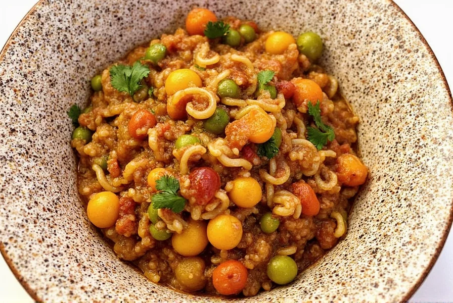 Hand sprinkling file powder over a bowl of gumbo
