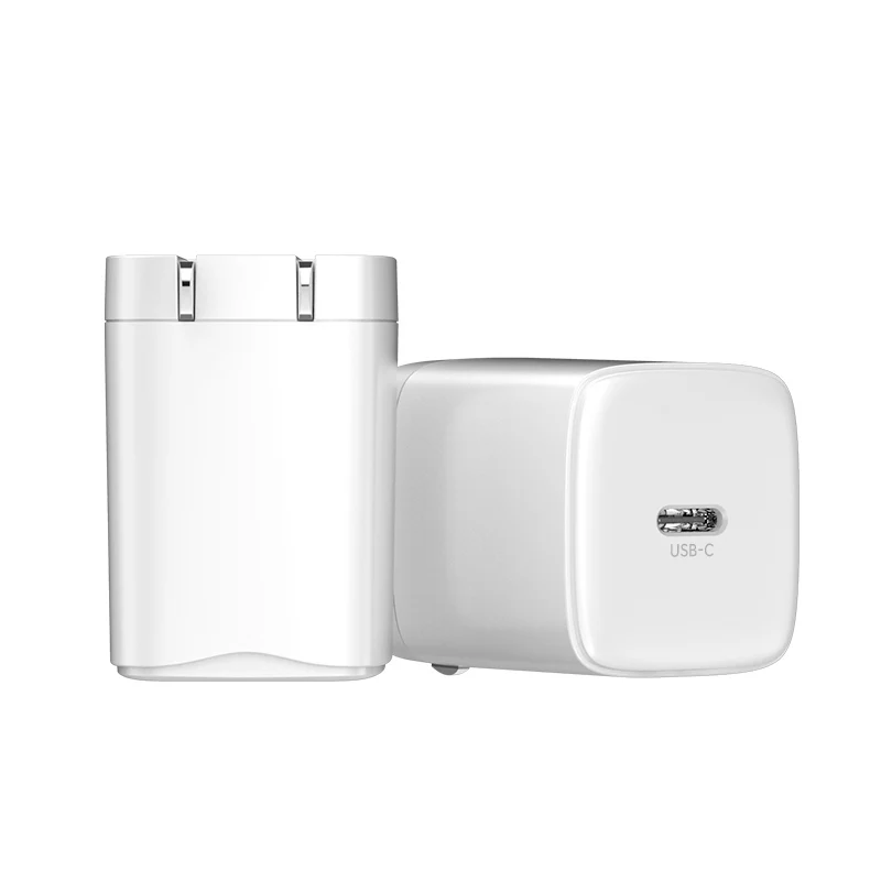 

Big power and small IBD travel lit charger QC3.0 18W+PD 20W Dual Ports wall Charger for Iphone 13