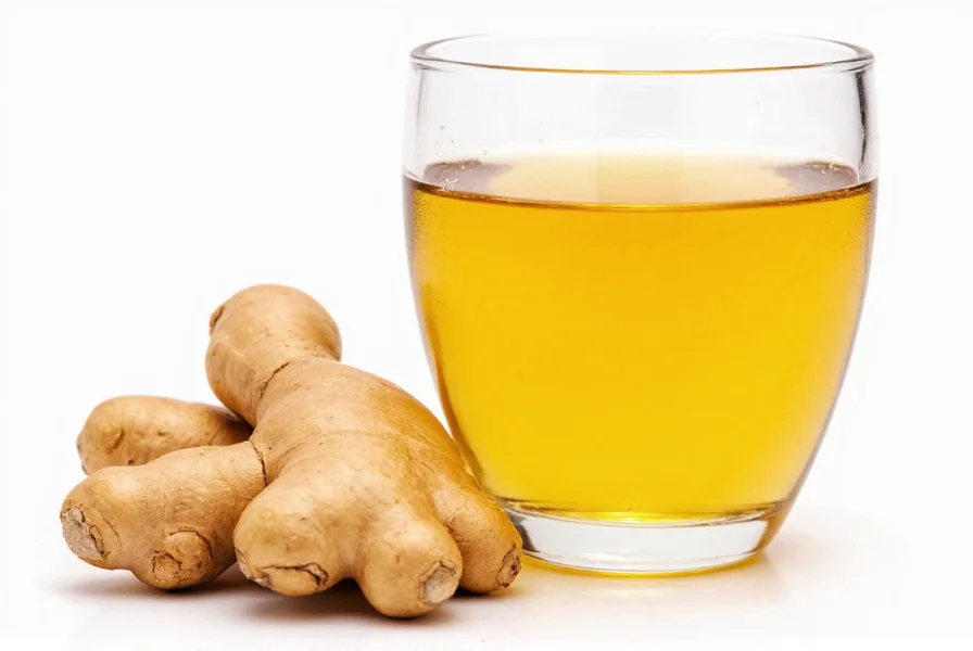 Side-by-side comparison of ingredient labels showing ginger content in different ginger ale brands