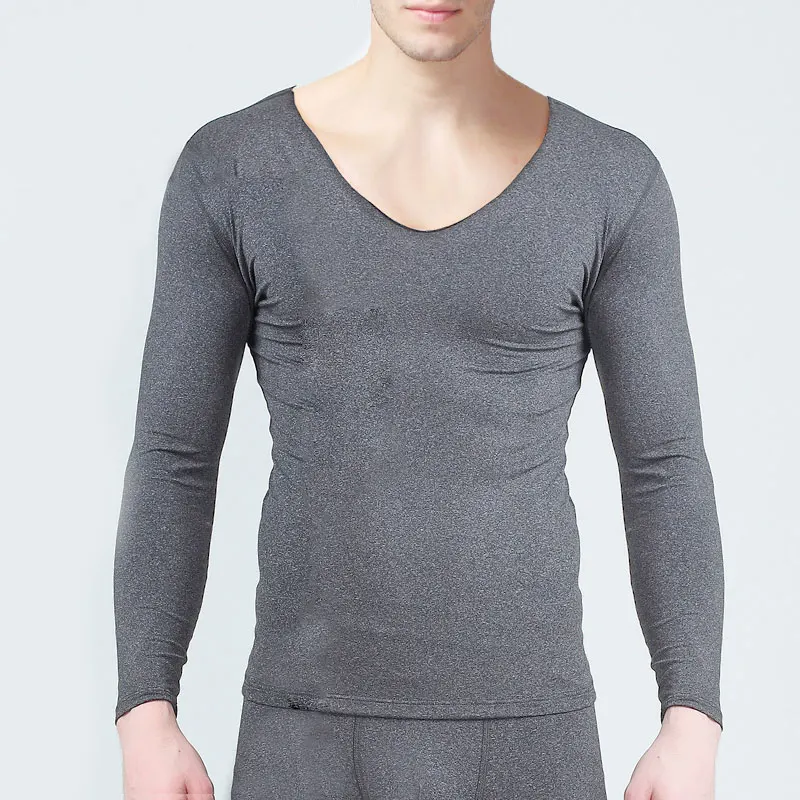 
Custom Long John Set Smooth Knit Thin Stretch Tagless Thermal Underwear for Men Winter 