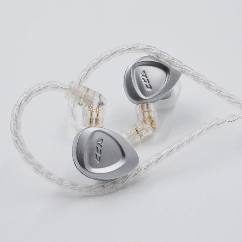 

CCA CKX 6BA + 1DD Hybrid Metal Earphones HIFI No Mic In Ear Monitor Noise Cancelling Earphone