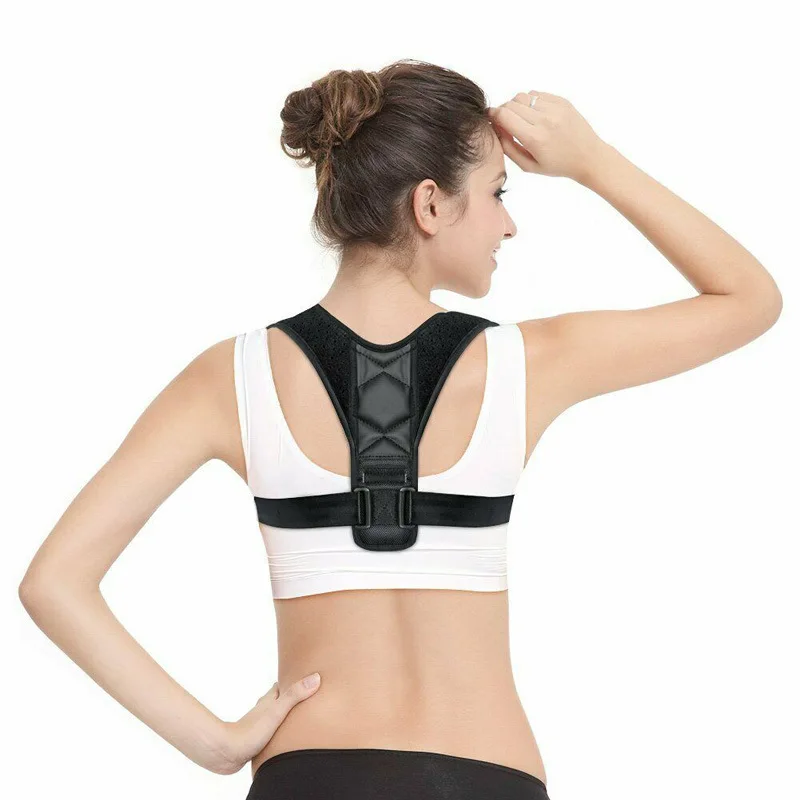 

Adjustable Women Men Back Posture Corrector Brace Support Strap Shoulder Spine Humpback Correction Belt